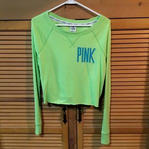 Pink Victoria’s Secret Crop Crewneck